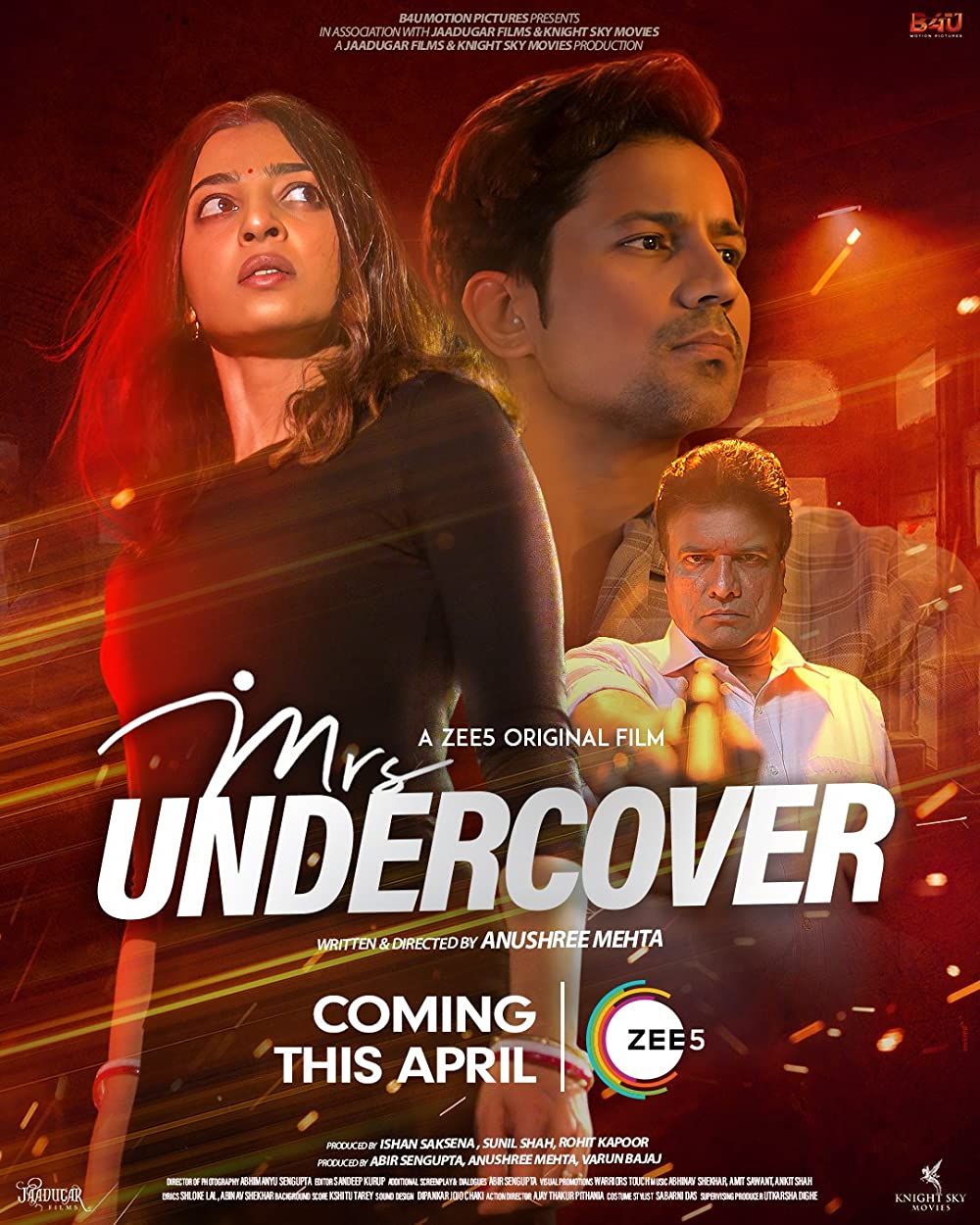 poster of Mrs Undercover (2023) Hindi HDRip