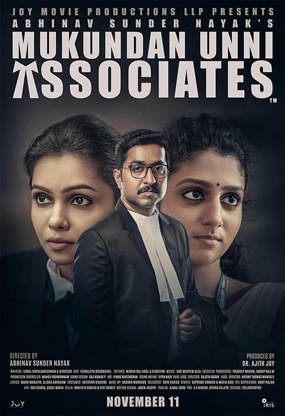 poster of Mukundan Unni Associates (2022) Hindi Dubbed HDRip