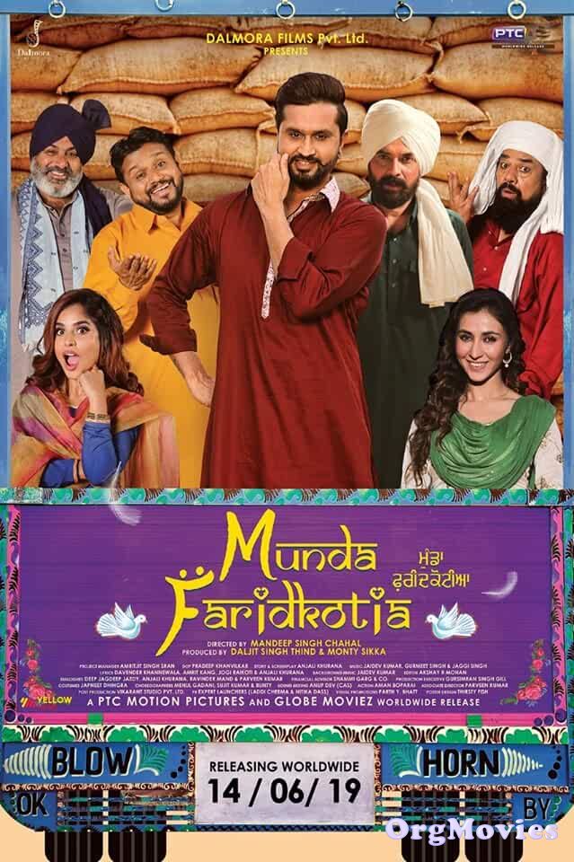 poster of Munda Faridkotia 2019 Punjabi Full Movie