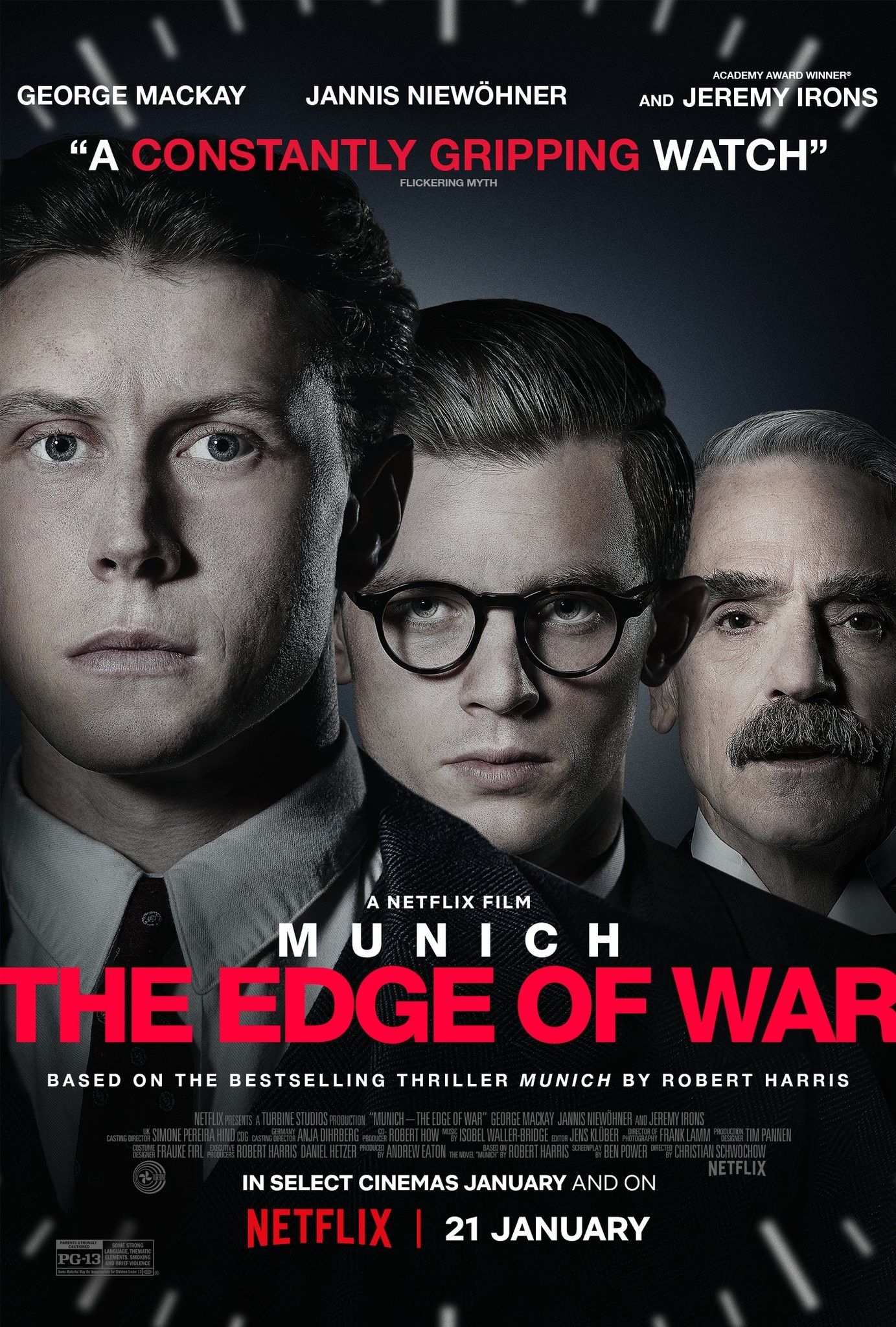 poster of Munich The Edge of War (2022) Hindi Dubbed HDRip