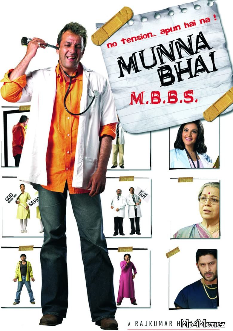 poster of Munna Bhai M.B.B.S. (2003) Hindi HDRip