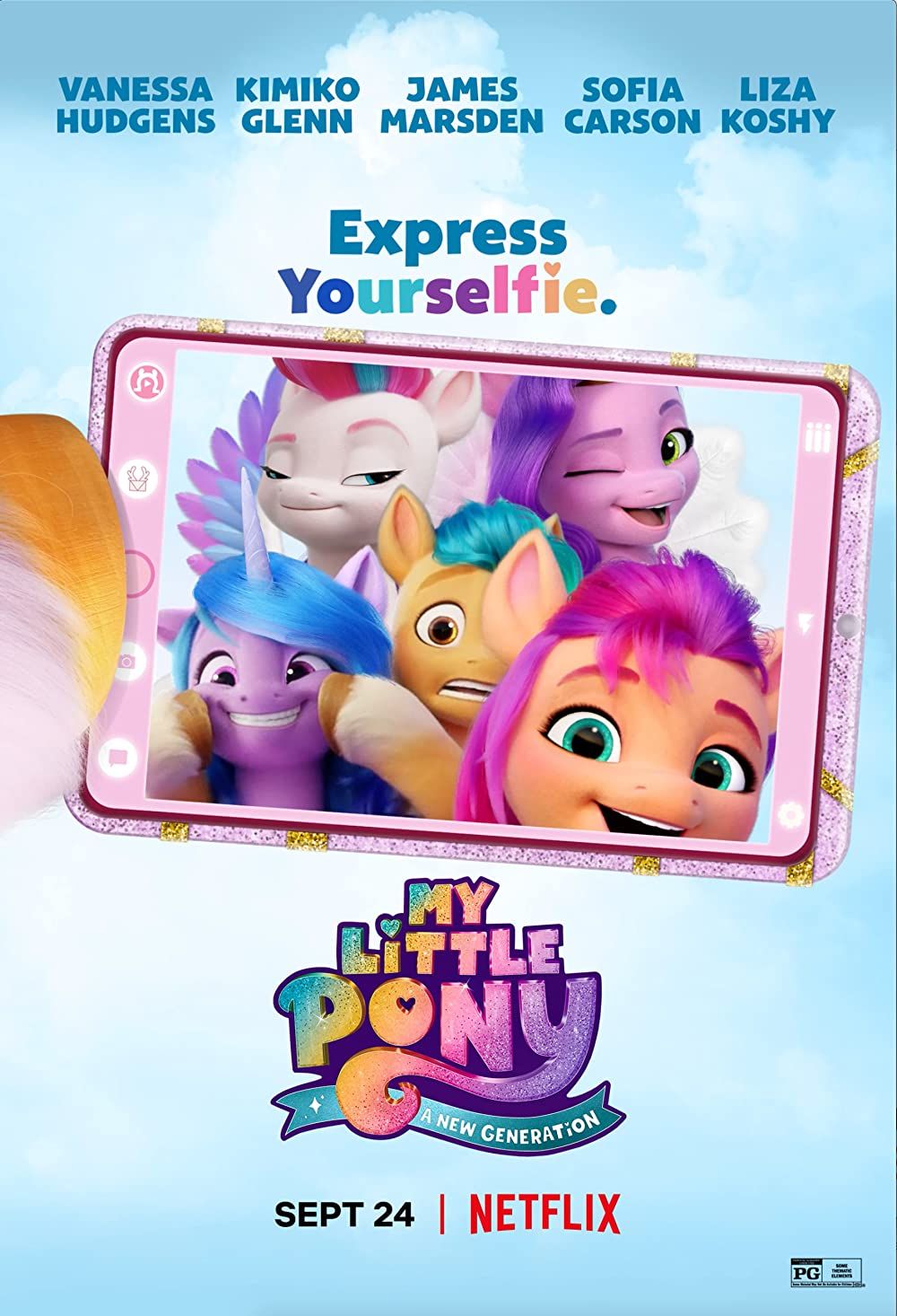 poster of My Little Pony A New Generation (2021) Hindi Dubbed NF HDRip