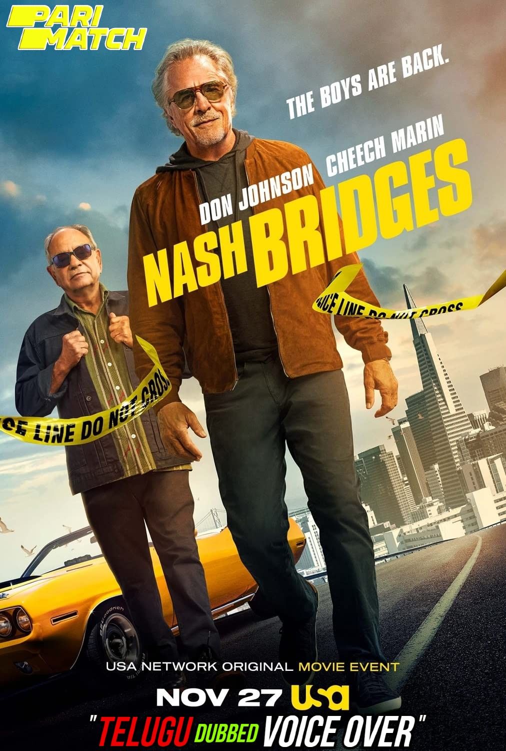 poster of Nash Bridges (2021) Telugu (Voice Over) Dubbed WEBRip