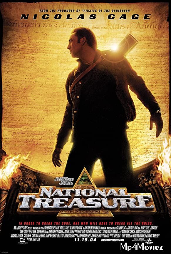 poster of National Treasure 2004 Hindi DUbbed Full Movie