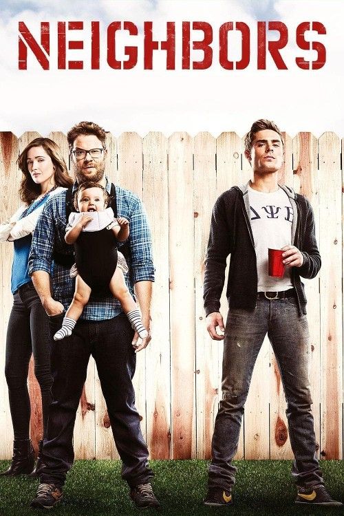 poster of Neighbors (2014) Hindi Dubbed Movie