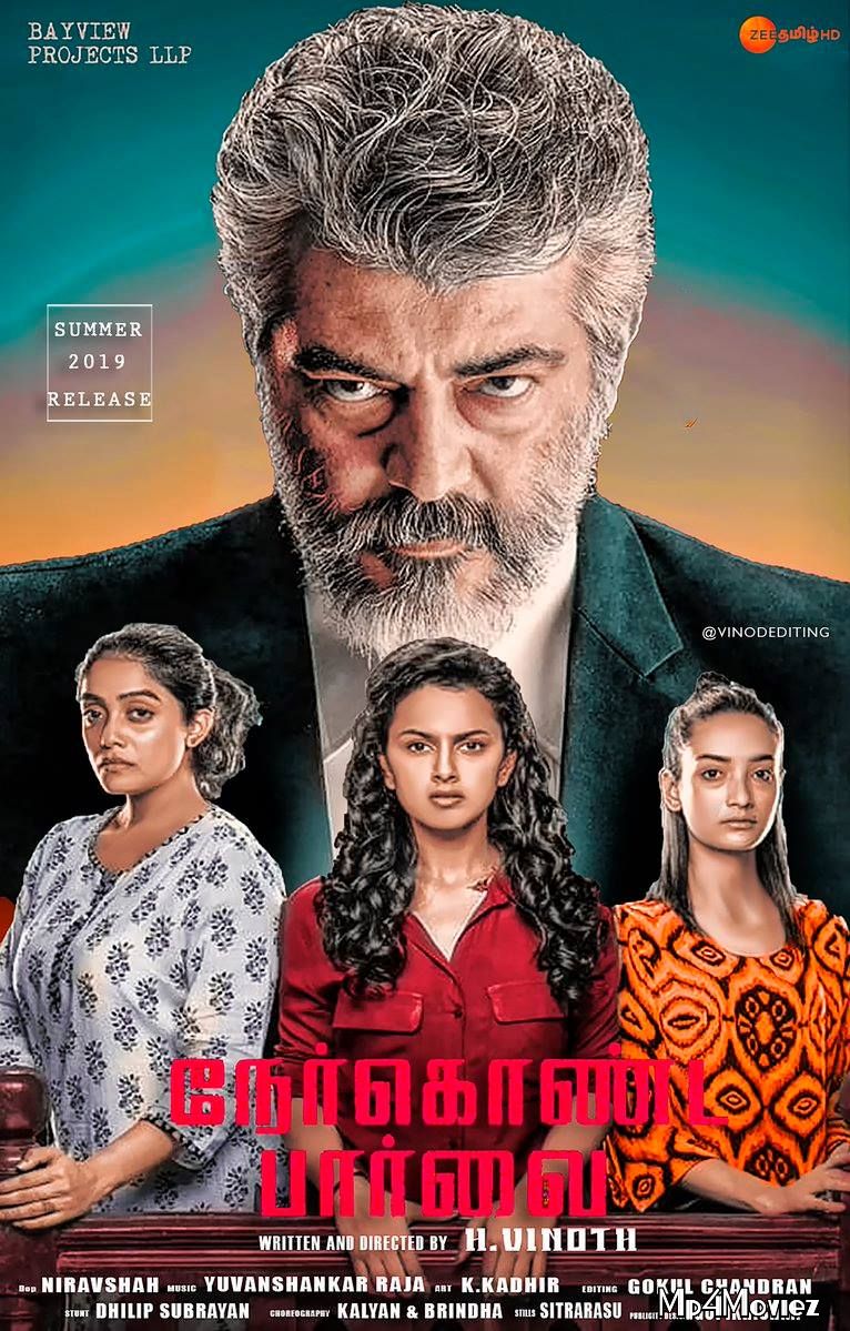 poster of Nerkonda Paarvai (Maha Rakshak) 2019 Hindi Dubbed HDRip