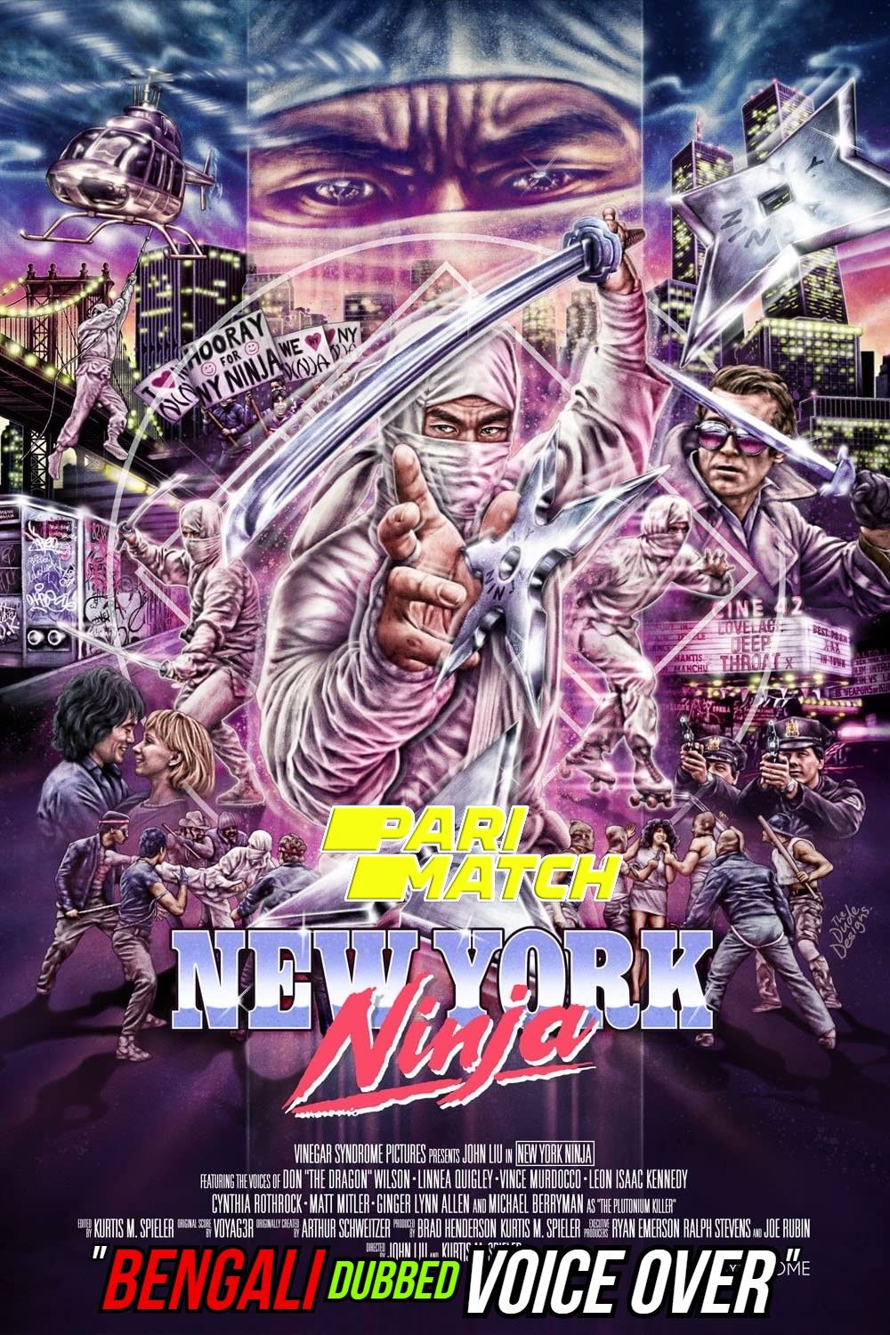 poster of New York Ninja (2021) Bengali (Voice Over) Dubbed BDRip