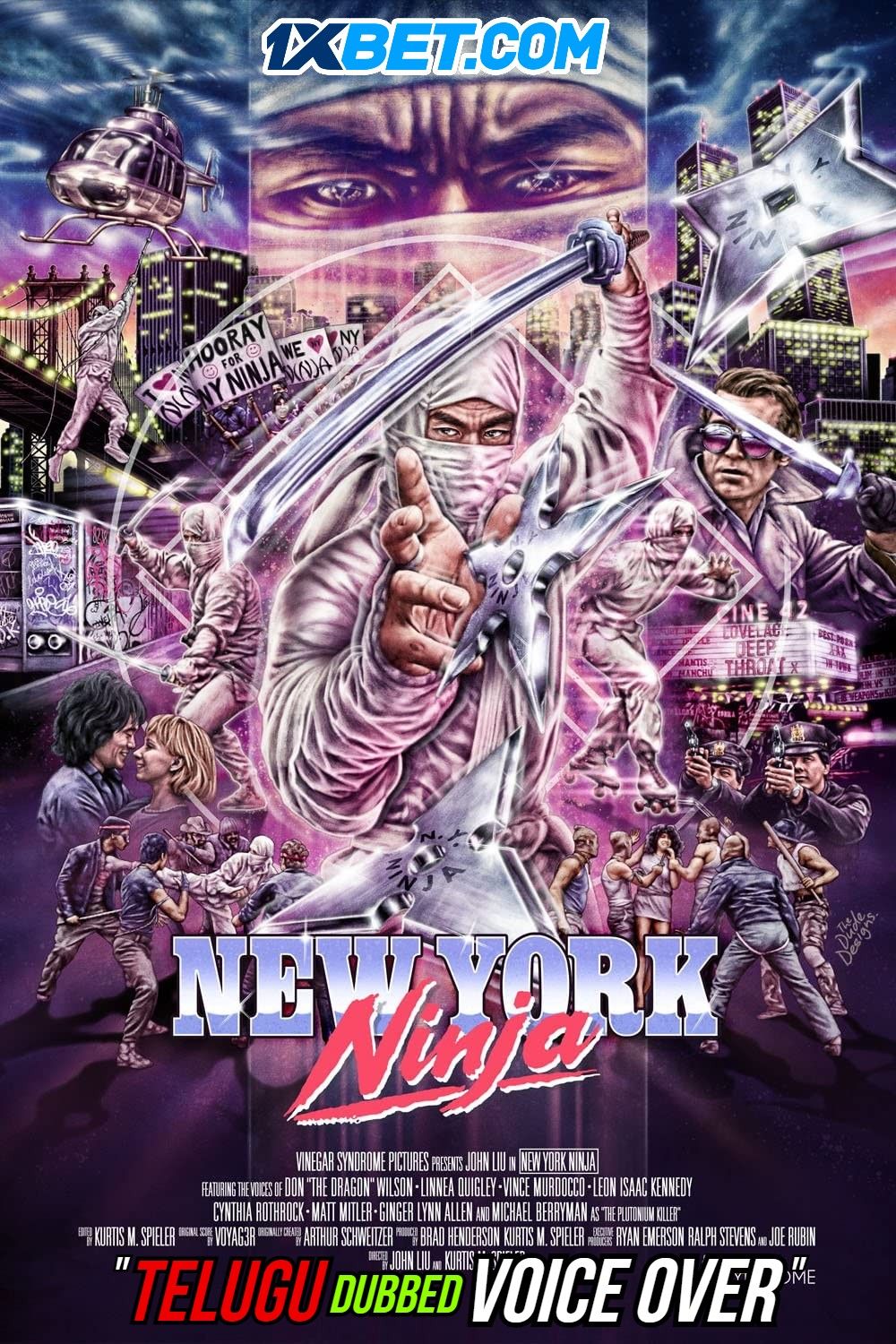 poster of New York Ninja (2021) Telugu (Voice Over) Dubbed BluRay