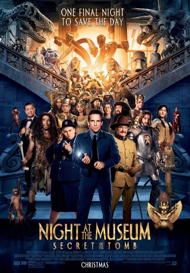 poster of Night at the Museum: Secret of the Tomb (2014) Hindi Dubbed BluRay