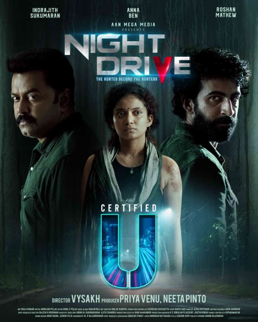 poster of Night Drive (2022) Hindi Dubbed HDRip