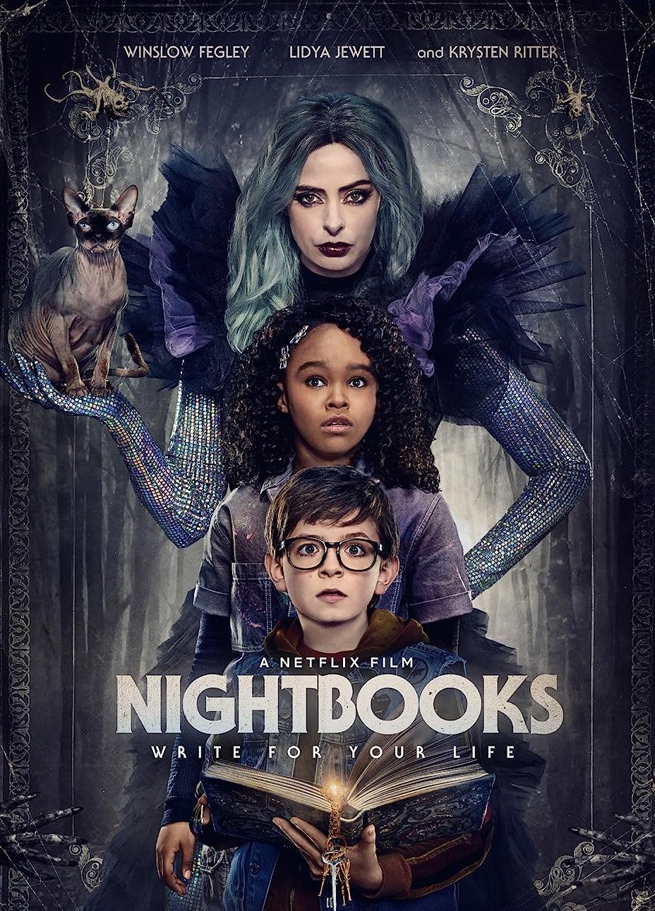 poster of Nightbooks (2021) Hindi Dubbed BluRay