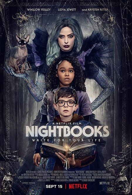 poster of Nightbooks (2021) Hindi Dubbed HDRip