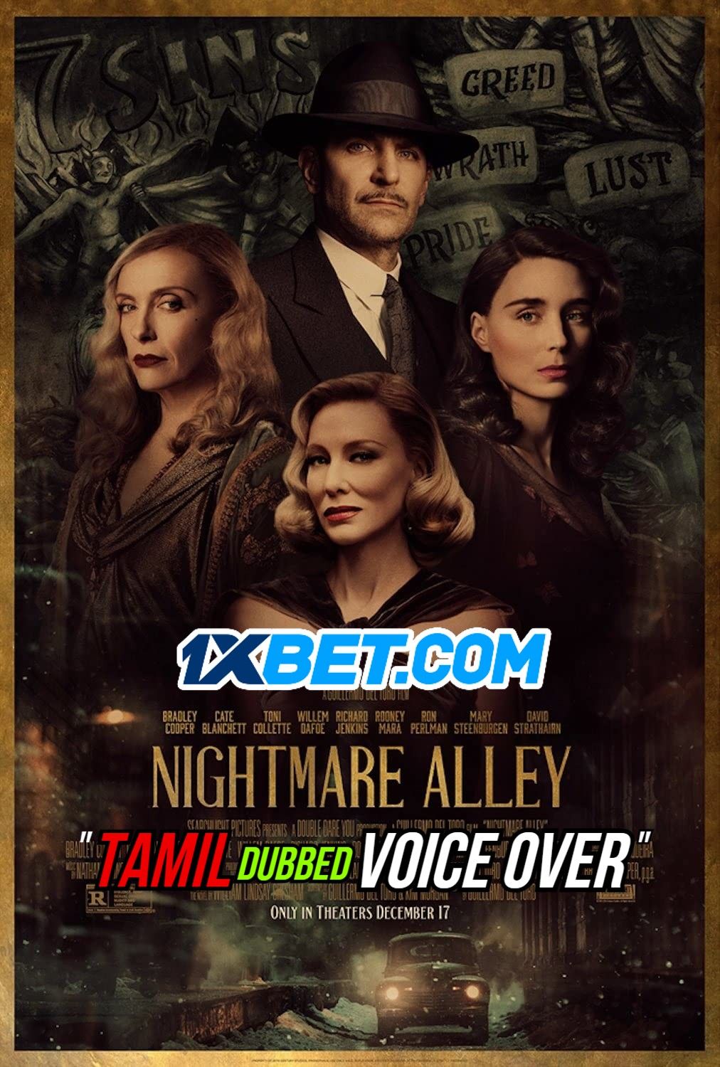 poster of Nightmare Alley (2021) Tamil (Voice Over) Dubbed CAMRip