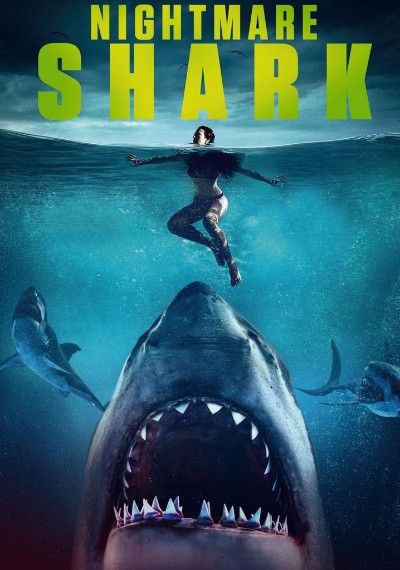 poster of Nightmare Shark (2018) Hindi Dubbed BluRay