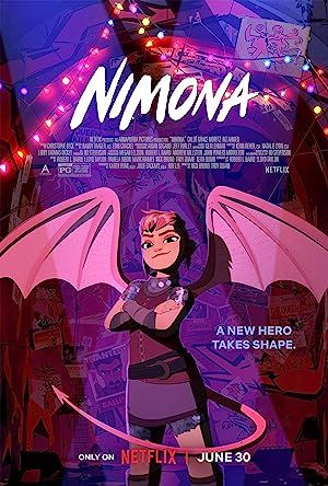 poster of Nimona (2023) Hindi Dubbed HDRip