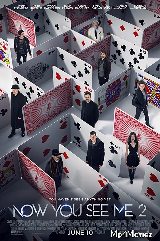 poster of Now You See Me 2 (2016) Hindi Dubbed BluRay