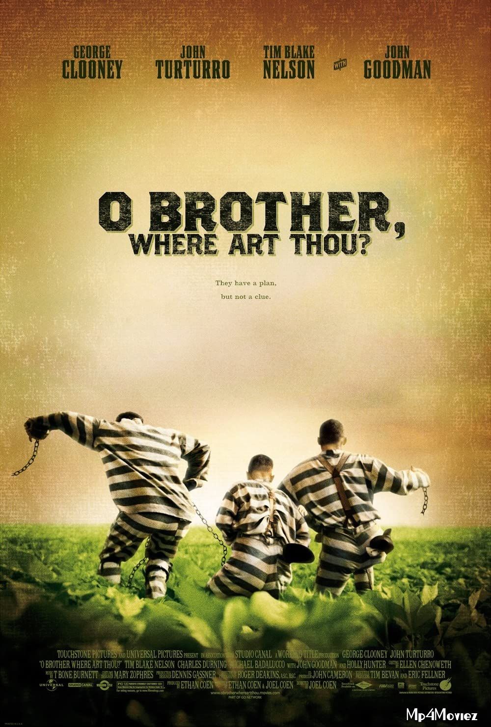 poster of O Brother Where Art Thou (2000) Hindi Dubbed Full Movie