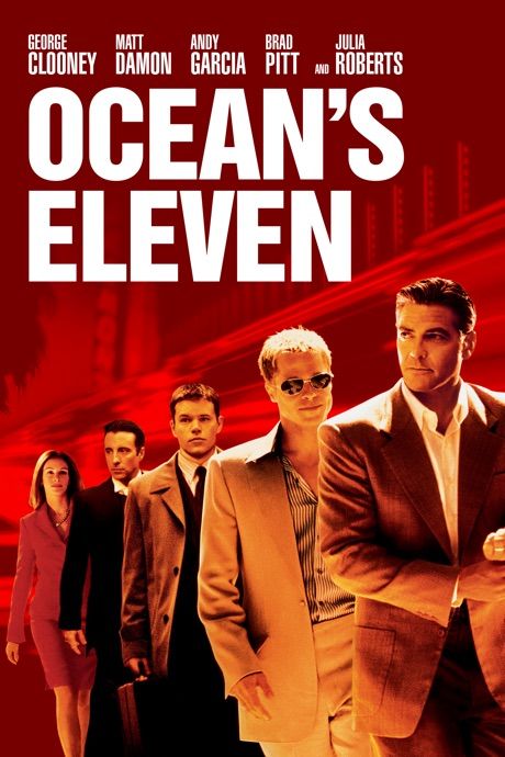 poster of Oceans Eleven (2001) Hindi ORG Dubbed BluRay