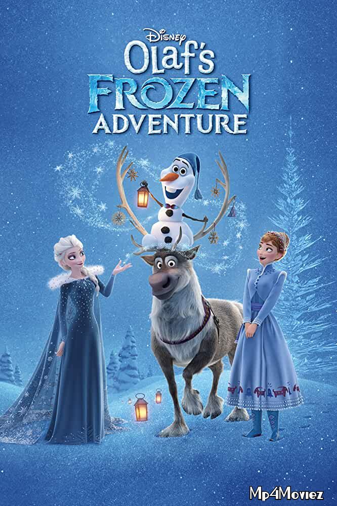 poster of Olafs Frozen Adventure 2017 Hindi Dubbed Movie