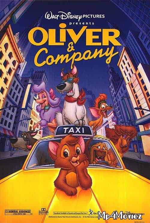 poster of Oliver And Company 1988 Hindi Dubbed Full Movie