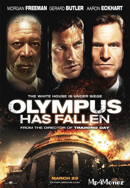 poster of Olympus Has Fallen 2013 Hindi Dubbed Movie