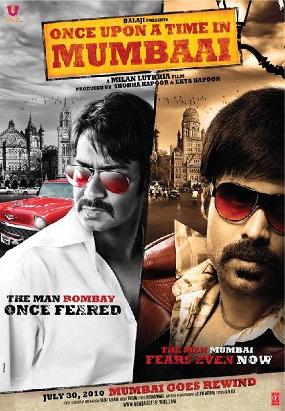 poster of Once Upon a Time in Mumbaai (2010) Hindi HDRip