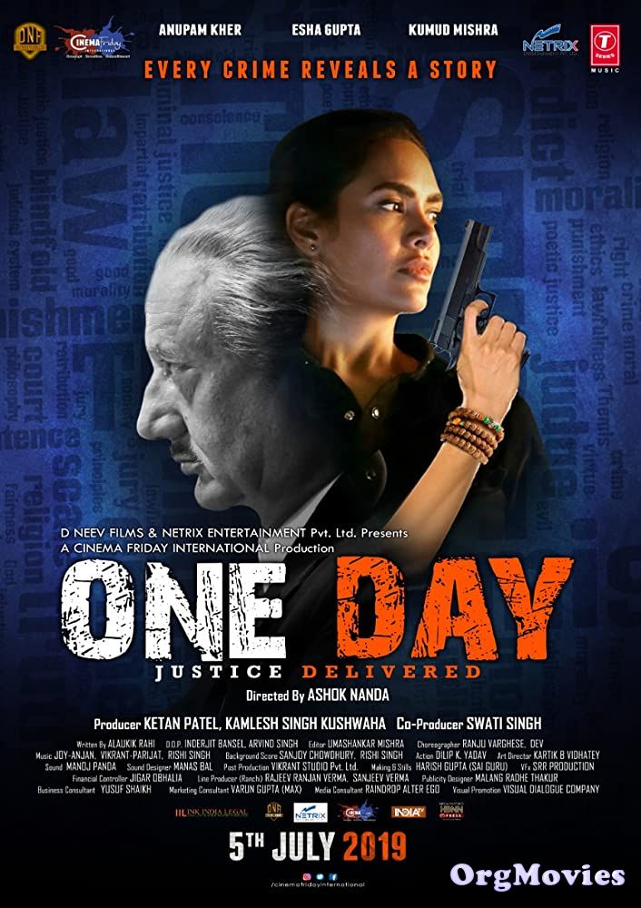 poster of One Day Justice Delivered 2019 Hindi Dubbed Full Movie