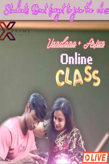 poster of Online Class (2021) Xprime Hindi Hot Short Film HDRip