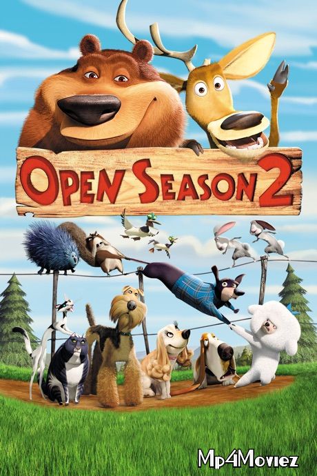 poster of Open Season 2 (2008) Hindi Dubbed BluRay