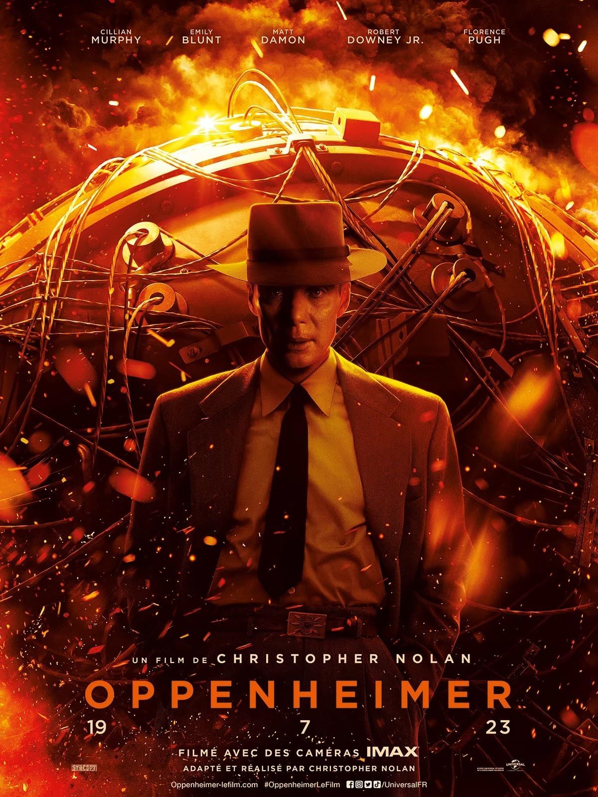 poster of Oppenheimer (2023) Hindi Dubbed HDCAM