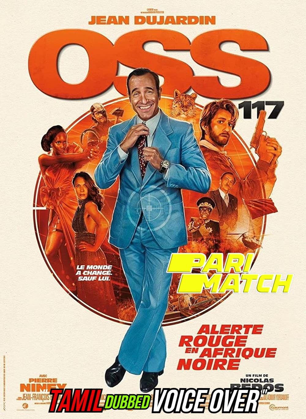 poster of OSS 117: From Africa with Love (2021) Tamil (Voice Over) Dubbed BluRay