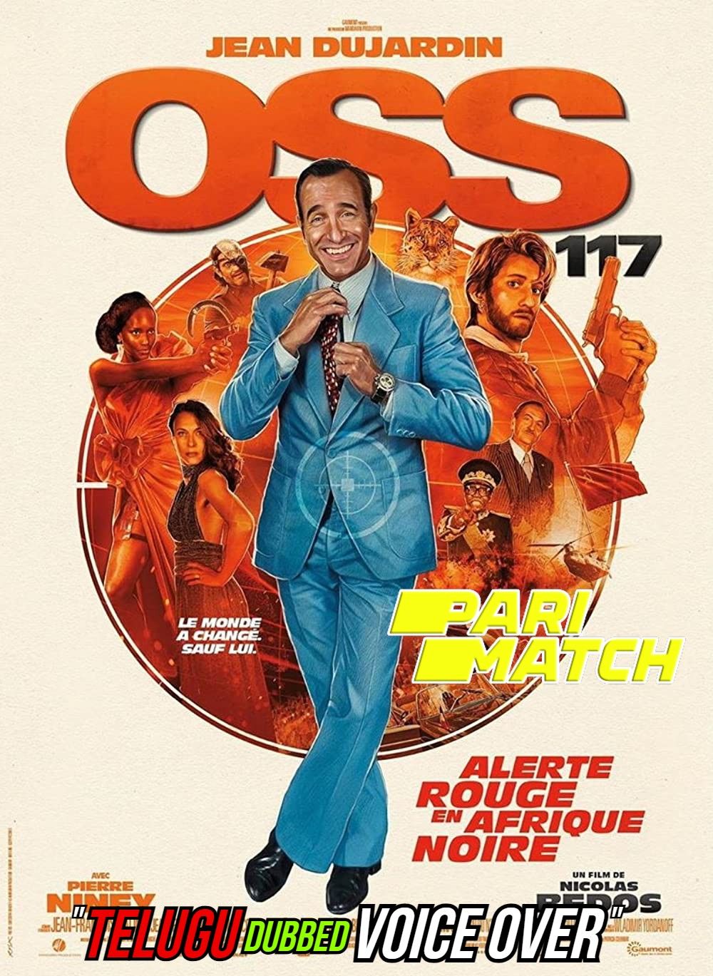 poster of OSS 117: From Africa with Love (2021) Telugu (Voice Over) Dubbed BluRay