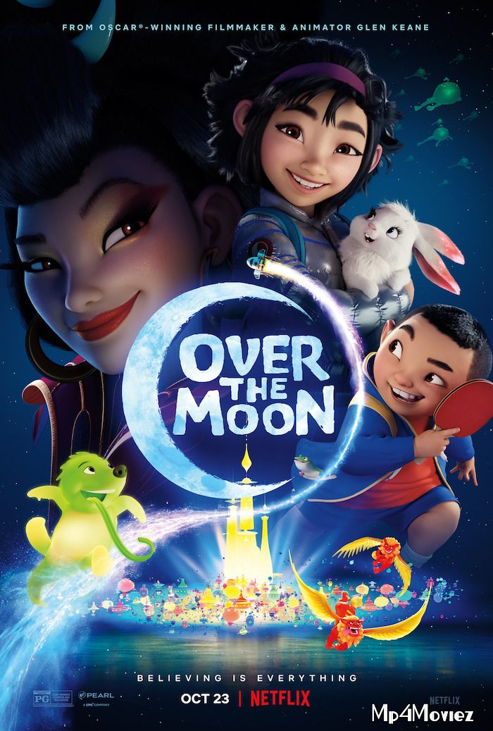 poster of Over the Moon 2020 Hindi Dubbed Full Movie