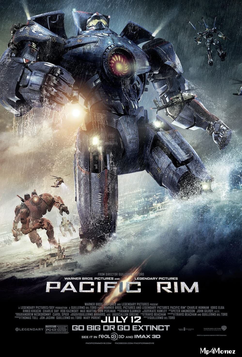 poster of Pacific Rim (2013) Hindi Dubbed BluRay