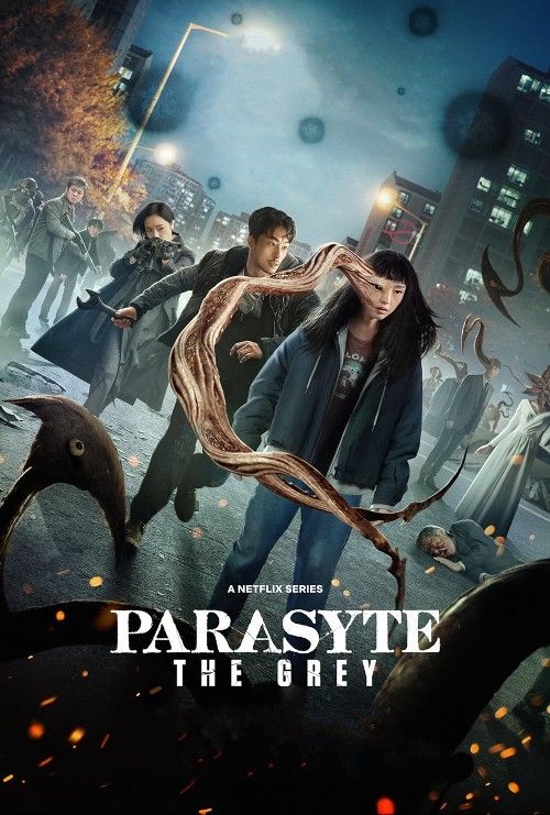 poster of Parasyte The Grey (2024) Season 1 Hindi Dubbed NF Series