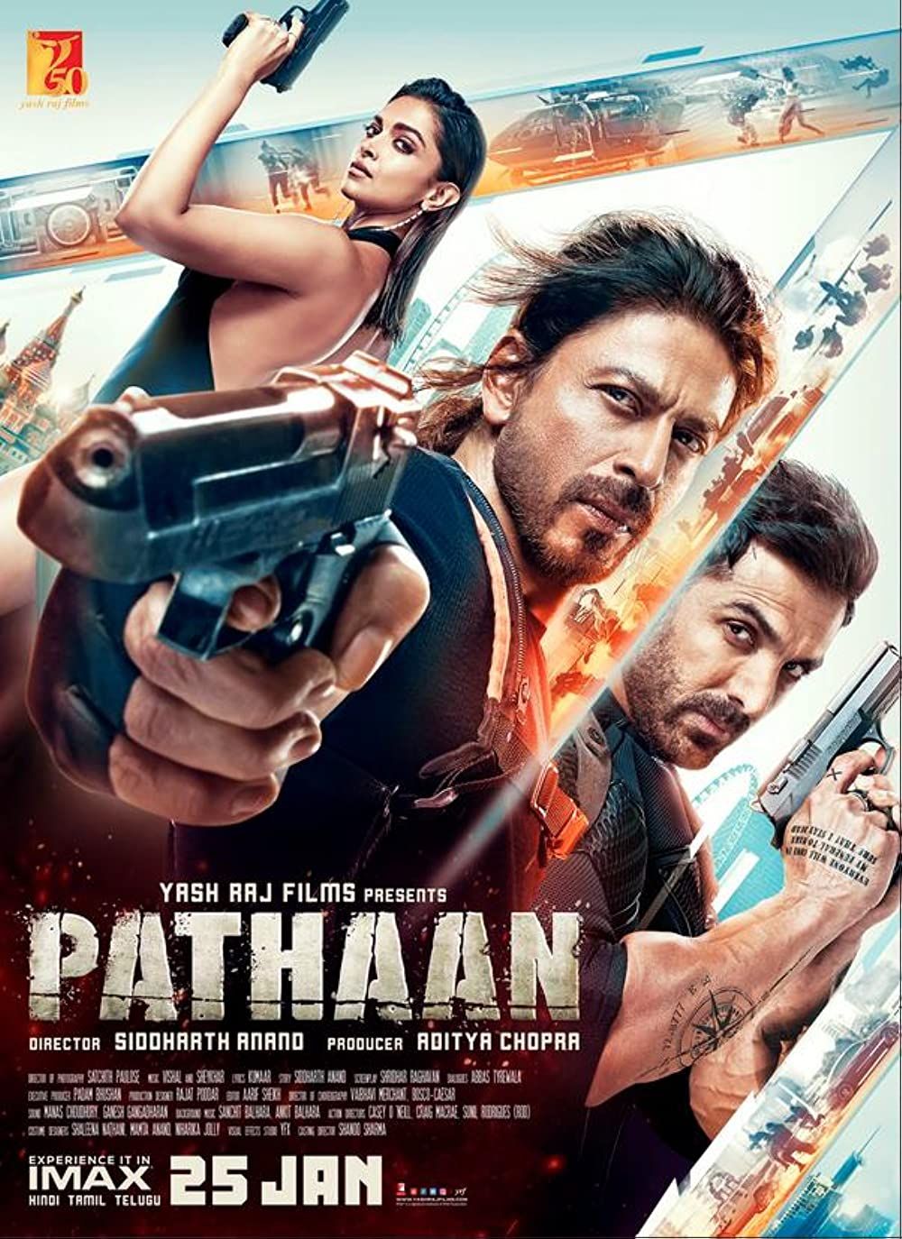 poster of Pathaan (2023) Hindi HDRip