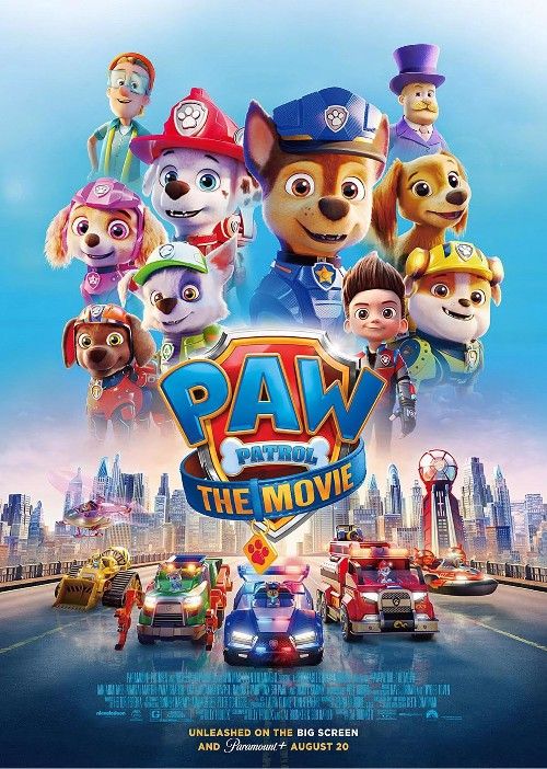 poster of PAW Patrol The Movie (2021) Hindi Dubbed