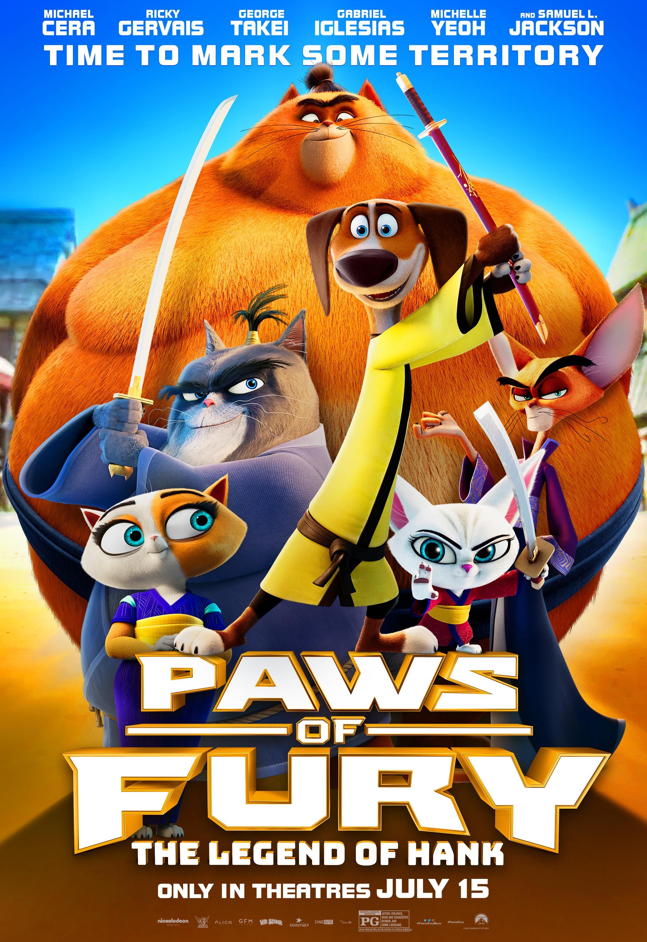 Paws of Fury: The Legend of Hank (2022) Hindi Dubbed (Unofficial) WEBRip download full movie