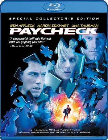 poster of Paycheck (2003) Hindi Dubbed ORG BluRay