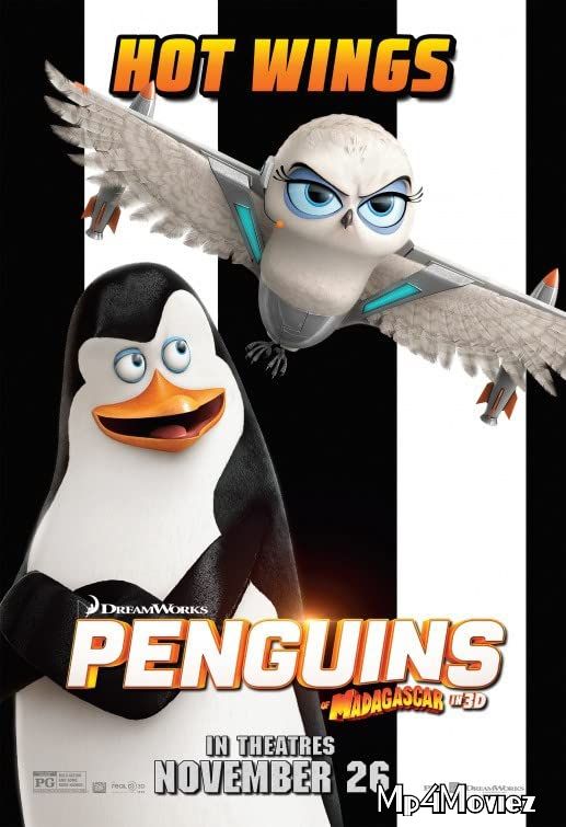 poster of Penguins of Madagascar (2014) Hindi Dubbed BRRip