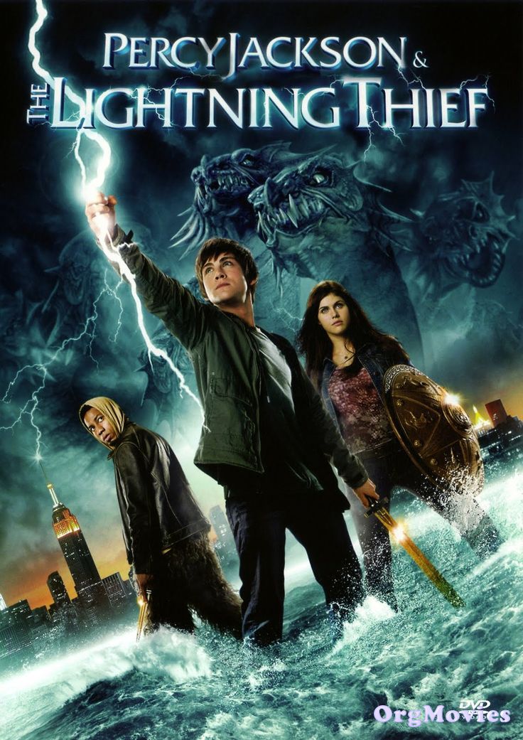 poster of Percy Jackson And the Olympians The Lightning Thief 2010 Hindi Dubbed Full movie