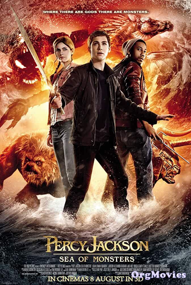 poster of Percy Jackson Sea of Monsters 2013 Hindi Dubbed Full Movie