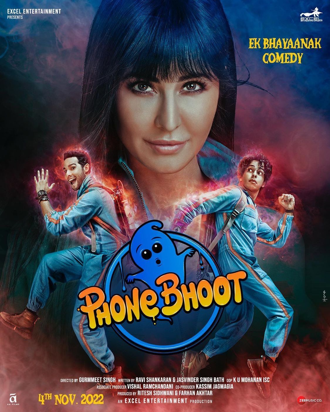 poster of Phone Bhoot (2022) Hindi HDRip