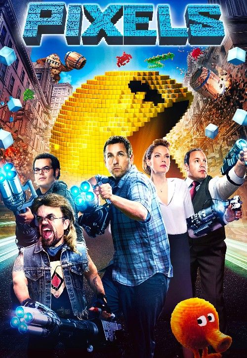 poster of Pixels (2015) Hindi Dubbed Movie