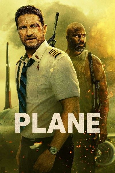 poster of Plane (2023) Hindi ORG Dubbed BluRay