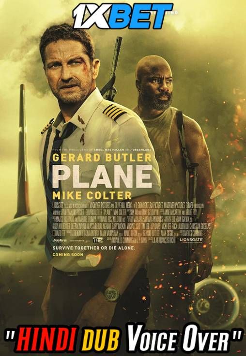 poster of Plane 2023 Hindi Dubbed (Unofficial) CAMRip