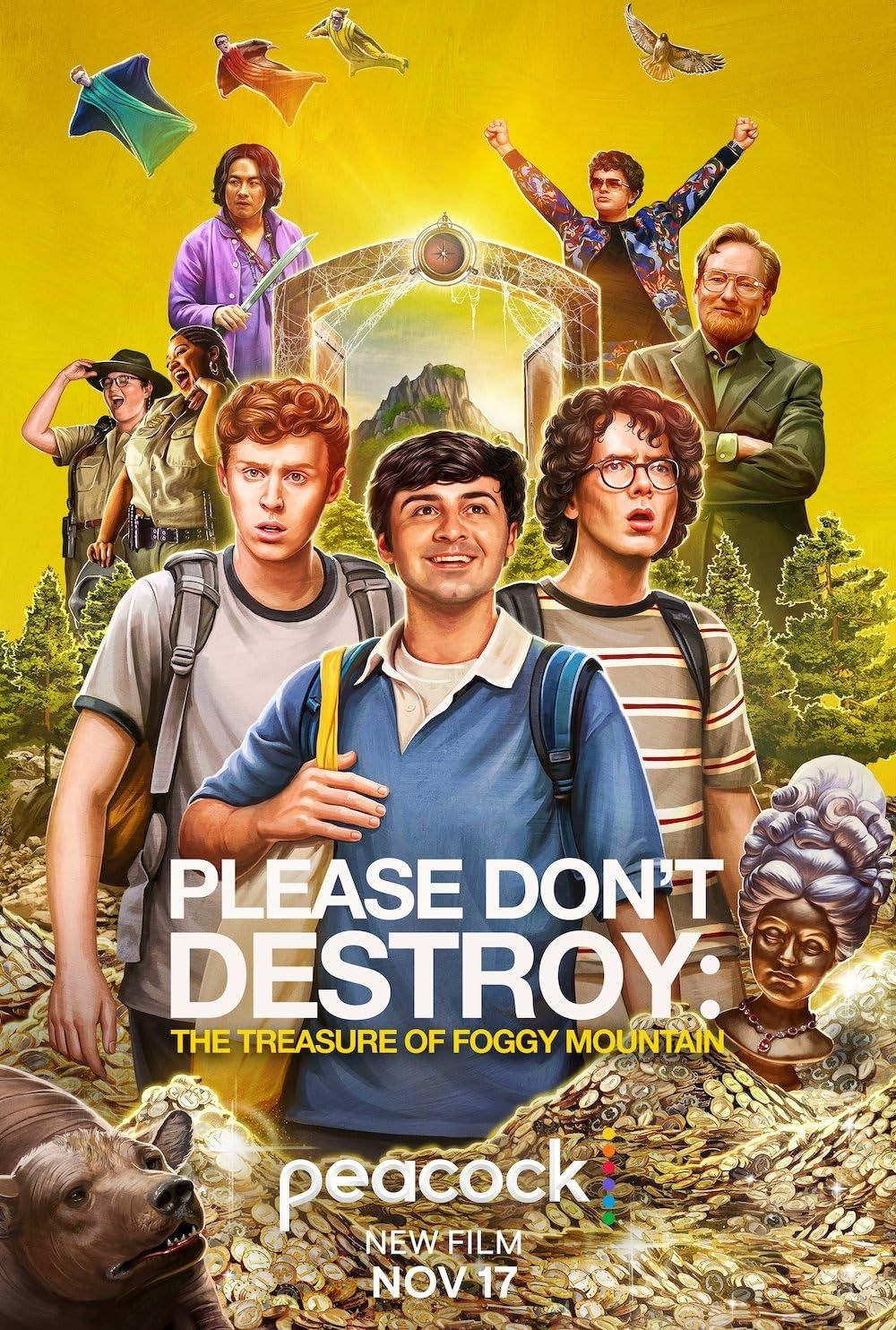 poster of Please Dont Destroy The Treasure of Foggy Mountain (2023) Hollywood English Movie