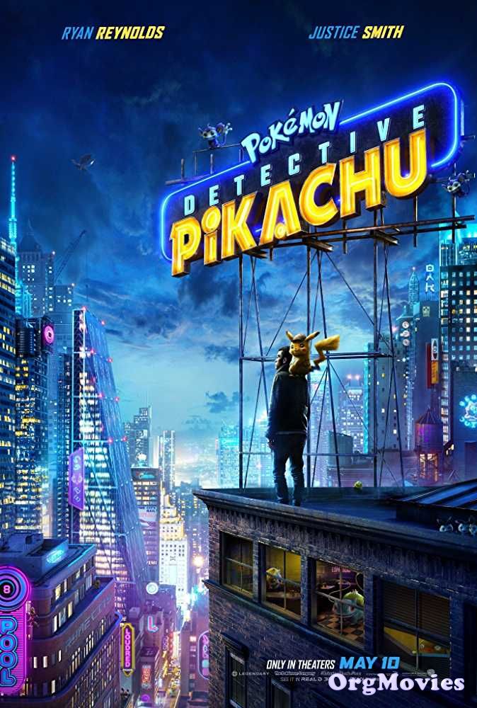 poster of Pokemon Detective Pikachu 2019 Hindi Dubbed Full Movie