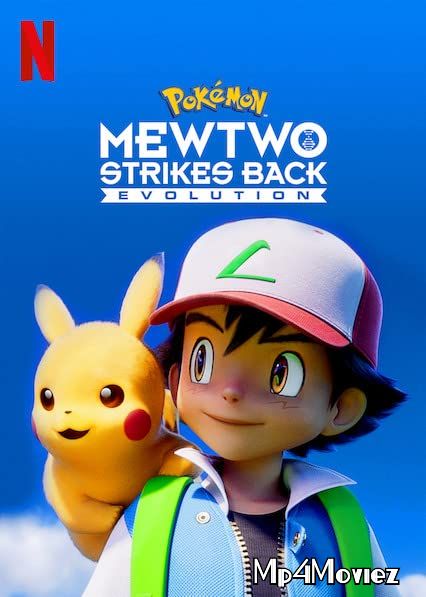 poster of Pokemon Mewtwo Strikes Back Evolution 2019 Hindi Dubbed BluRay