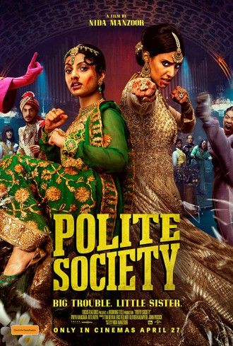 poster of Polite Society (2023) Hindi ORG Dubbed HDRip